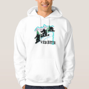 Verbier die Schweiz Snowboard Hoodie
