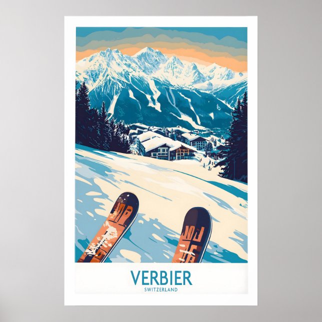 Verbier Poster Schweiz 1 (Vorne)