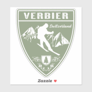 Verbier Schweiz Aufkleber