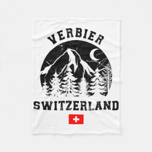 Verbier Schweiz Skigebiet Alpen Alpinski Fleecedecke