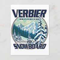 Verbier Schweiz Snowboard Travel Logo