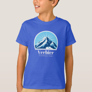 Verbier Val de Bagnes Schweiz Kinderkleidung T-Shirt