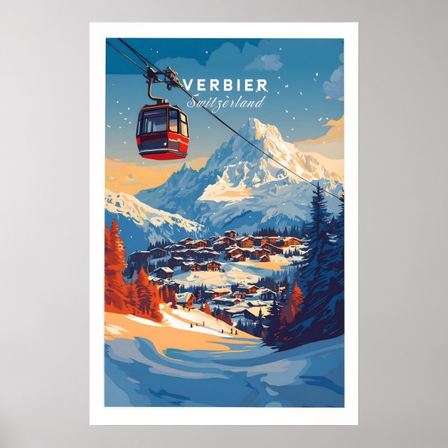 Verbier-Wandkunst 1 Poster (Vorne)