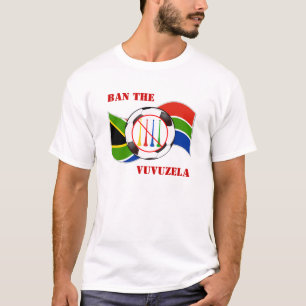 Verbieten Sie das Vuvuzela der 2010 T-Shirt