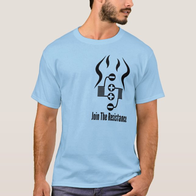 Verbinden Sie das Widerstand-FarbT-Shirt T-Shirt (Vorderseite)