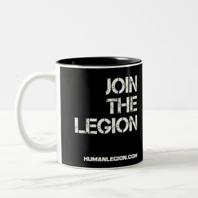 Verbinden Sie die Legions-Tasse (Springer) Zweifarbige Tasse (Links)