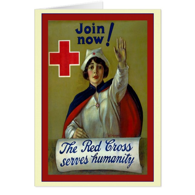 Verbinden Sie jetzt! ~ Vintage Krankenschwester (Vorne)