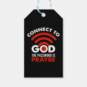 Verbinden Sie mit Gott das Passwort Gebetsgeschenk Geschenkanhänger