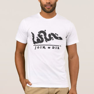 Verbinden Sie oder die Amerikaner T-Shirt