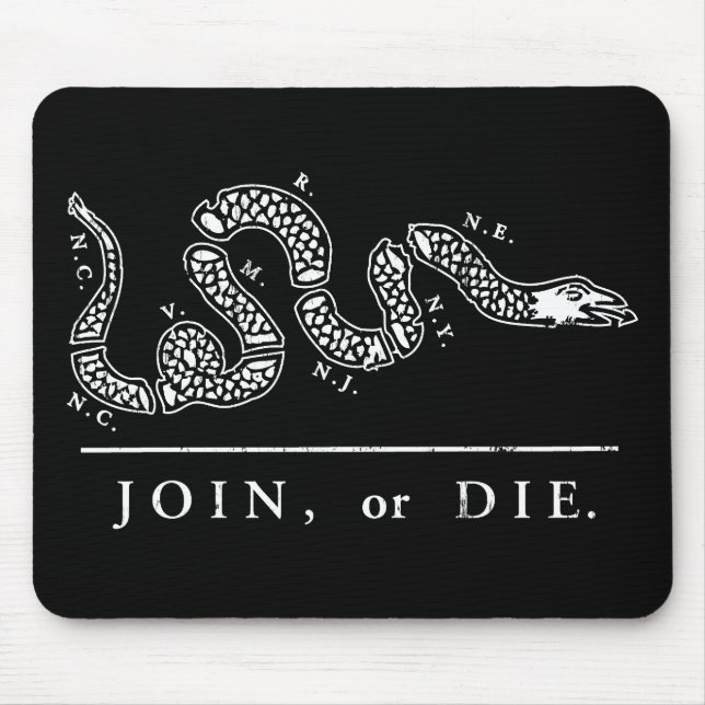 Verbinden Sie oder die Liberalisten Mousepad (Vorne)