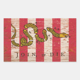 Verbinden Sie oder die Söhne der Rechteckiger Aufkleber