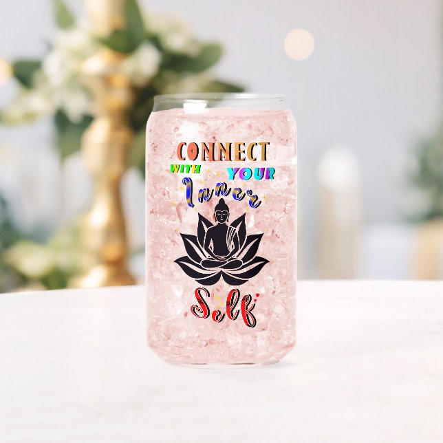 Verbinden Sie sich mit Ihrem inneren Selbst Dosenglas (Insitu (Hochzeit))