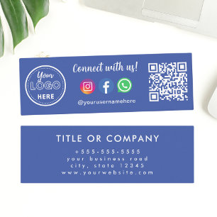 Verbinden Sie sich mit unserem Instagram Facebook  Mini Visitenkarte