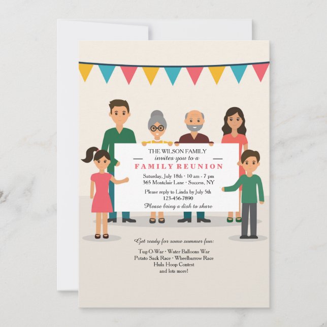 Verbinden Sie uns für eine Party Einladung (Vorderseite)