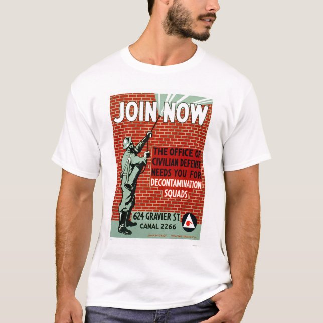 Verbinden Sie zivile T-Shirt (Vorderseite)