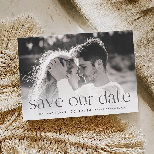 Verbindung | Horizontales Foto Save The Date (Von Creator hochgeladen)