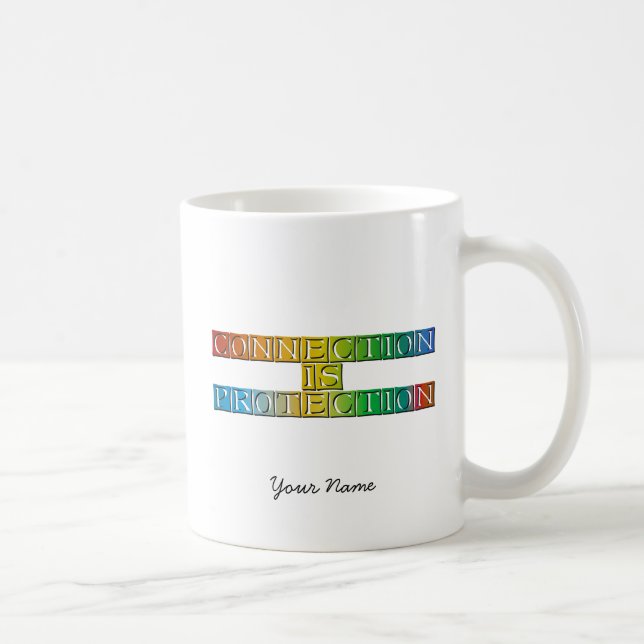 Verbindung ist Schutz - CNiPN01 Kaffeetasse (Rechts)