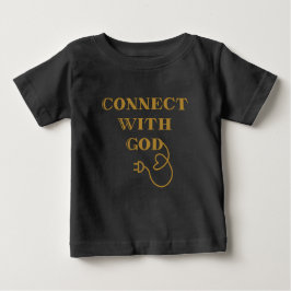 Verbindung mit dem biblischen Zitat Gottes Baby T-shirt