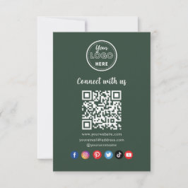 Verbindung mit der QR Code Business Card der US So Einladung