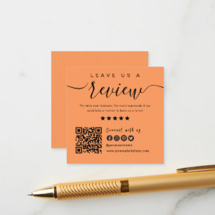 Verbindung mit QR-Code von uns   Verlass US A Revi Begleitkarte