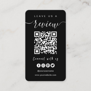Verbindung mit QR-Code von uns Verlass US A Revi Visitenkarte