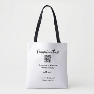 Verbindung mit uns Scan QR Code hinzufügen Website