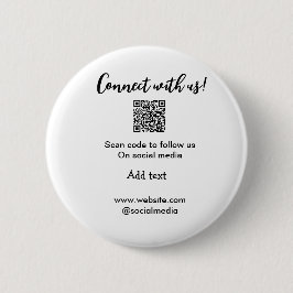 Verbindung mit uns Scan QR Code hinzufügen Website Button