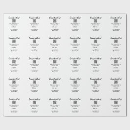 Verbindung mit uns Scan QR Code hinzufügen Website Geschenkpapier