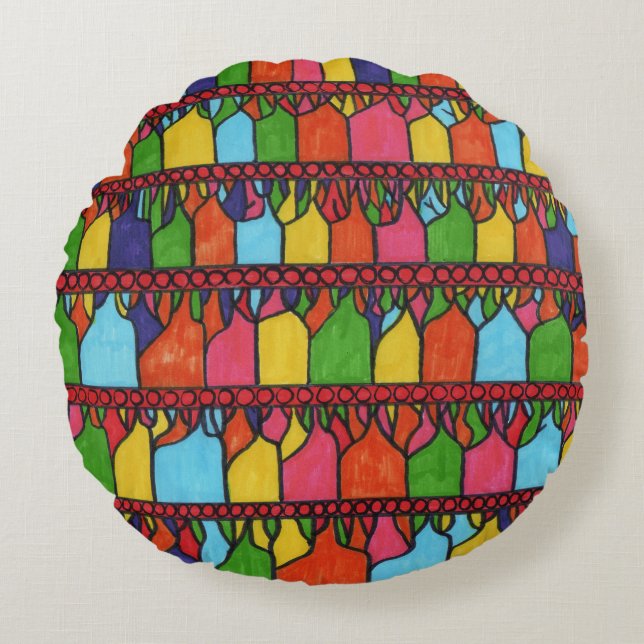 Verbindung Rundes Kissen (Vorderseite)