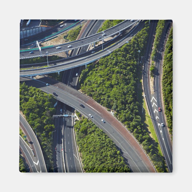 Verbindung über Autobahn Magnet (Vorne)