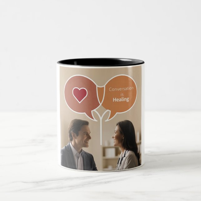Verbindung und Heilung: Inspirative Tasse (Mittel)