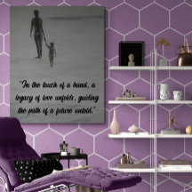 Verbindung von Herzen: Emotionaler Vater und Kind