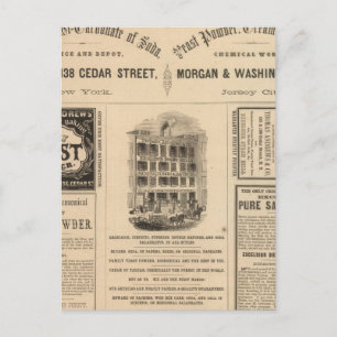 Verbindung zu Teilen New Yorks Postkarte