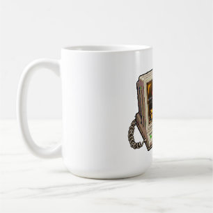 Verbindung zur Realität verloren Retro-Internet-Hu Kaffeetasse