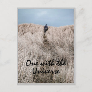 Verbindungskarte Nr. 42: Eins mit dem Universum Postkarte