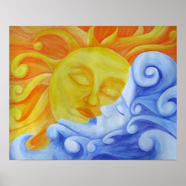 Verbindungsposter für den Wasserfarbenstift Sun Mo Poster (Vorne)