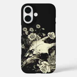 Verblasenes Omen - Gothic Streetwear Design iPhone 16 Hülle