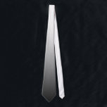 Verblassen Krawatte - Weiß zum Mitternacht<br><div class="desc">Diese attraktive Krawatte ändert subtil von weißem zum Grau und dann verblaßt leicht, um zu schwärzen.</div>