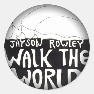 Verblassen Sie, um ringsum Aufkleber zu schwärzen