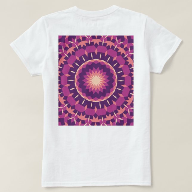 Verblassendes Muster T-Shirt (Design Rückseite)