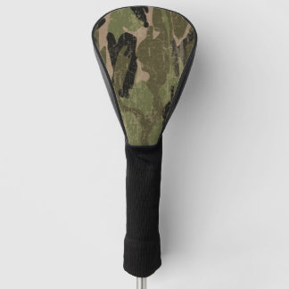 Verblasste grüne Tarnung Golf Headcover
