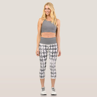 verblasste Harlequin  Capri Leggings