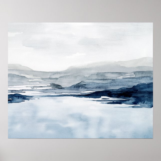 verblasste Horizonte II Poster (Vorne)