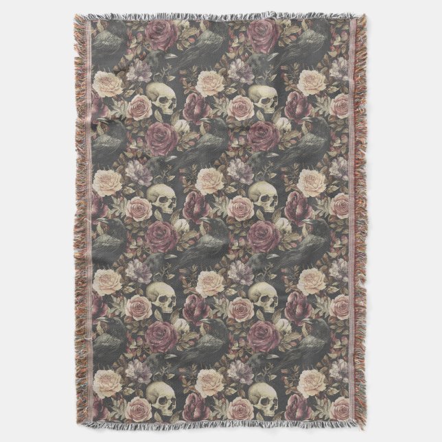Verblasster Raben Garten Decke (Vorderseite Vertikal)