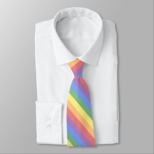 Verblaßter Stolz des Regenbogen-Flaggen-diagonale Krawatte