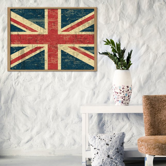 Verblasster Union Jack Poster (Von Creator hochgeladen)