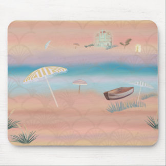 Verblasstes Art Deco Resort Mousepad
