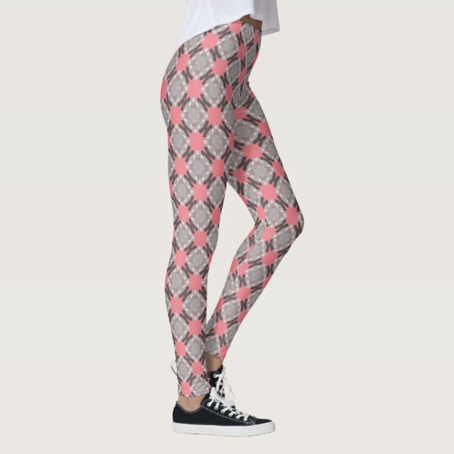 Verblaßtes Kreis-Gitter durch Kenneth Yoncich Leggings (Rechts)
