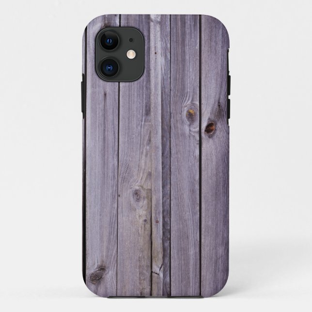 verblasstes Lila Holz Case-Mate iPhone Hülle (Rückseite)