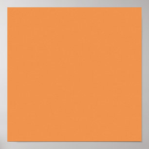 Verblasstes Orange (einfarbig) Poster